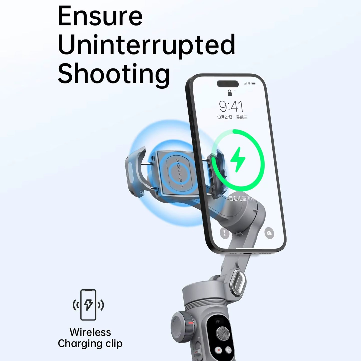 Smartphone Gimbal Stabilizer for Iphone and Android Phone Video Shooting Stabilizer Smart Xpro Grey Gimbal Stabilizer