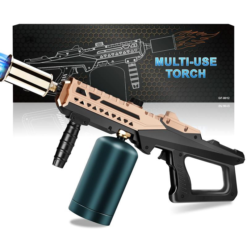 Adjustable High-Power Grill Torch – Multi-Functional Propane Torch Gun for Barbecue, Baking, Pastry Finishing, Campfire, Weeding & Snow Removal (Propane Tank Not Included) – Camouflage Design Kitchen Tool