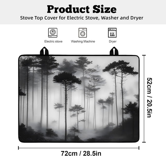 Electric Stove Top Covers: Heat-Resistant Glass Protector & Counter Space Saver