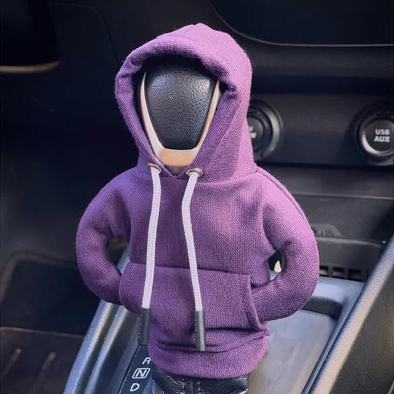 SANN Gear Shift Hoodie, Gear Shift Cover, Universal Car Shift Knob Hoodie, Mini Hoodie for Car Shifter, Automotive Interior Cute Gadgets, Car Accessories and Decorations