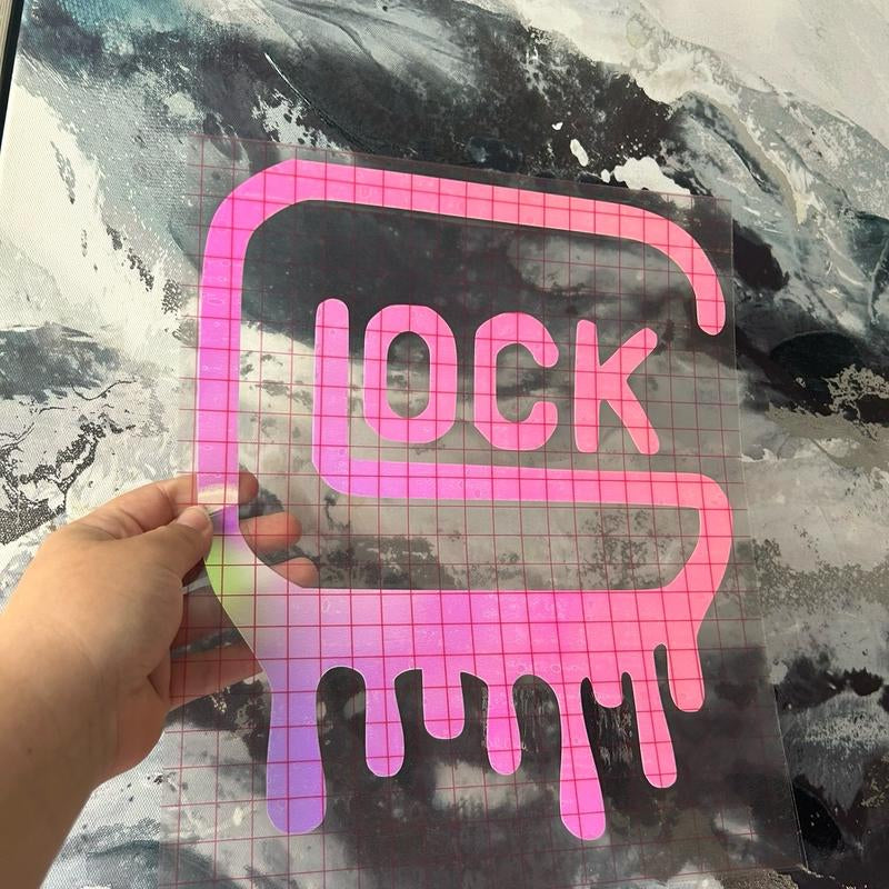 Glock Drip Decal for Trucks, Cars, and More