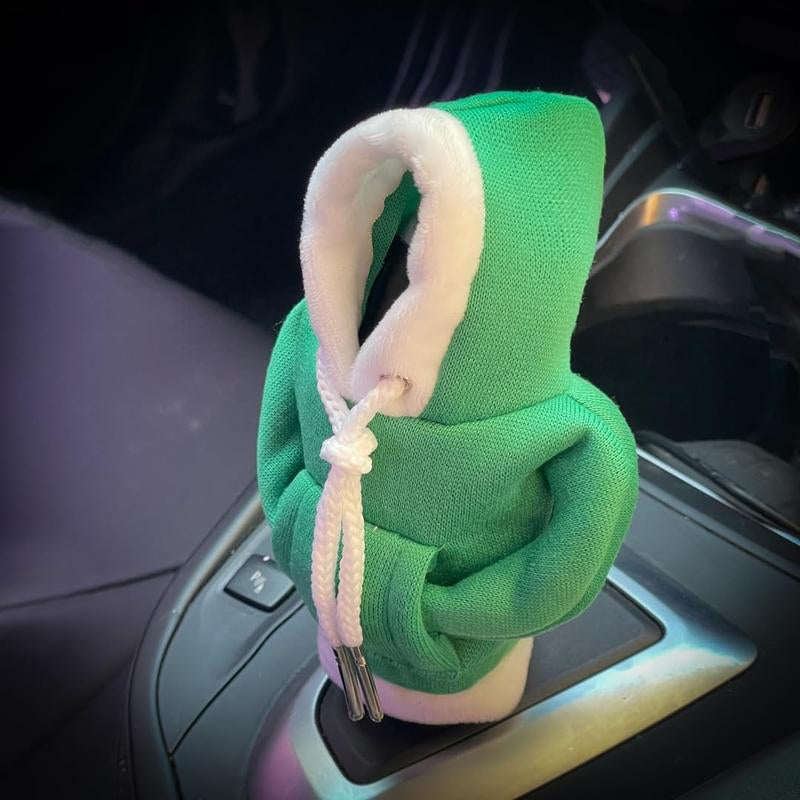 SANN Gear Shift Hoodie, Gear Shift Cover, Universal Car Shift Knob Hoodie, Mini Hoodie for Car Shifter, Automotive Interior Cute Gadgets, Car Accessories and Decorations