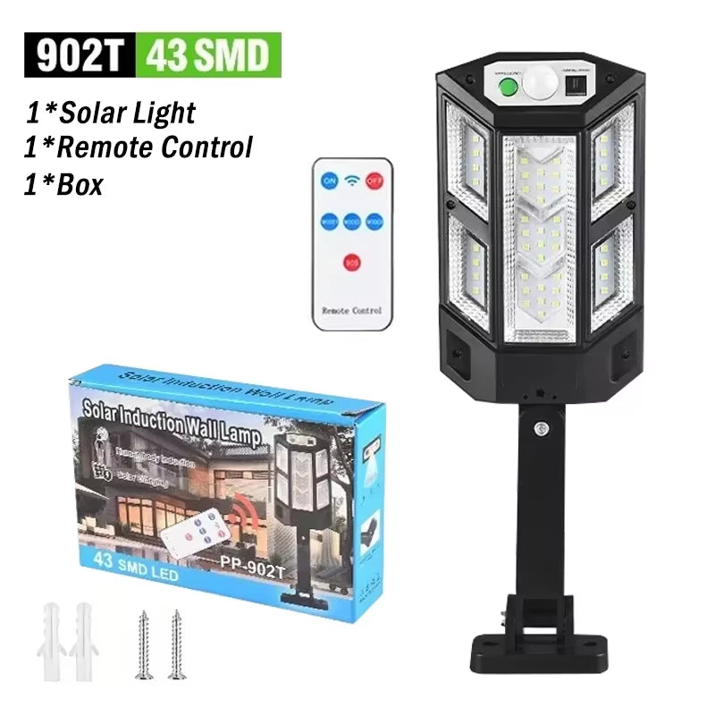 Illuminate your outdoor space with our Waterproof Solar LED Motion Sensor Lights – 3 Modes for every occasion! Perfect for your garden, street, or yard! 🌟🌿💡