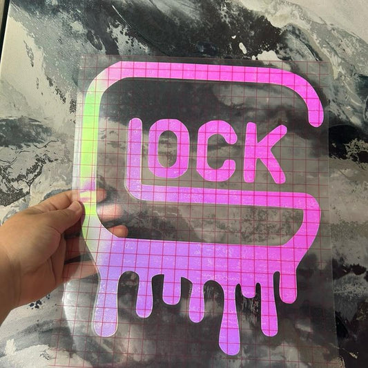 Glock Drip Decal for Trucks, Cars, and More