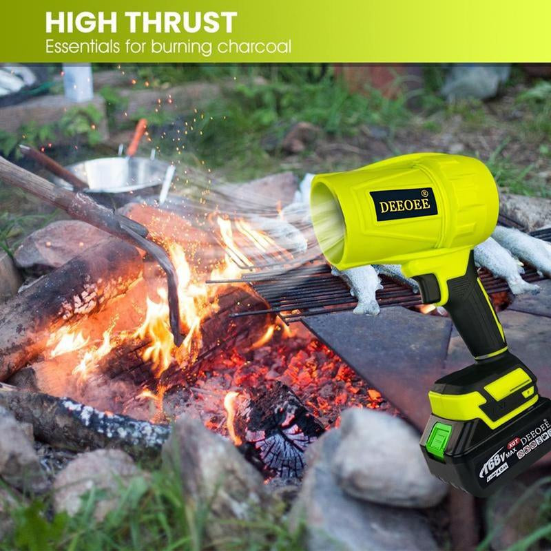 Cordless Turbo Jet Leaf Blower - High-Power Brushless Motor, Lightweight for Car, Dust Cleaning & Snow Removal, Handheld & Lightweight Outdoor & Garage Use