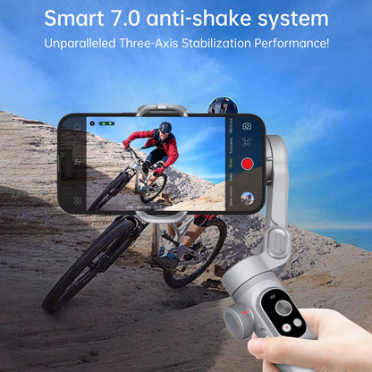 Smartphone Gimbal Stabilizer for Iphone and Android Phone Video Shooting Stabilizer Smart Xpro Grey Gimbal Stabilizer