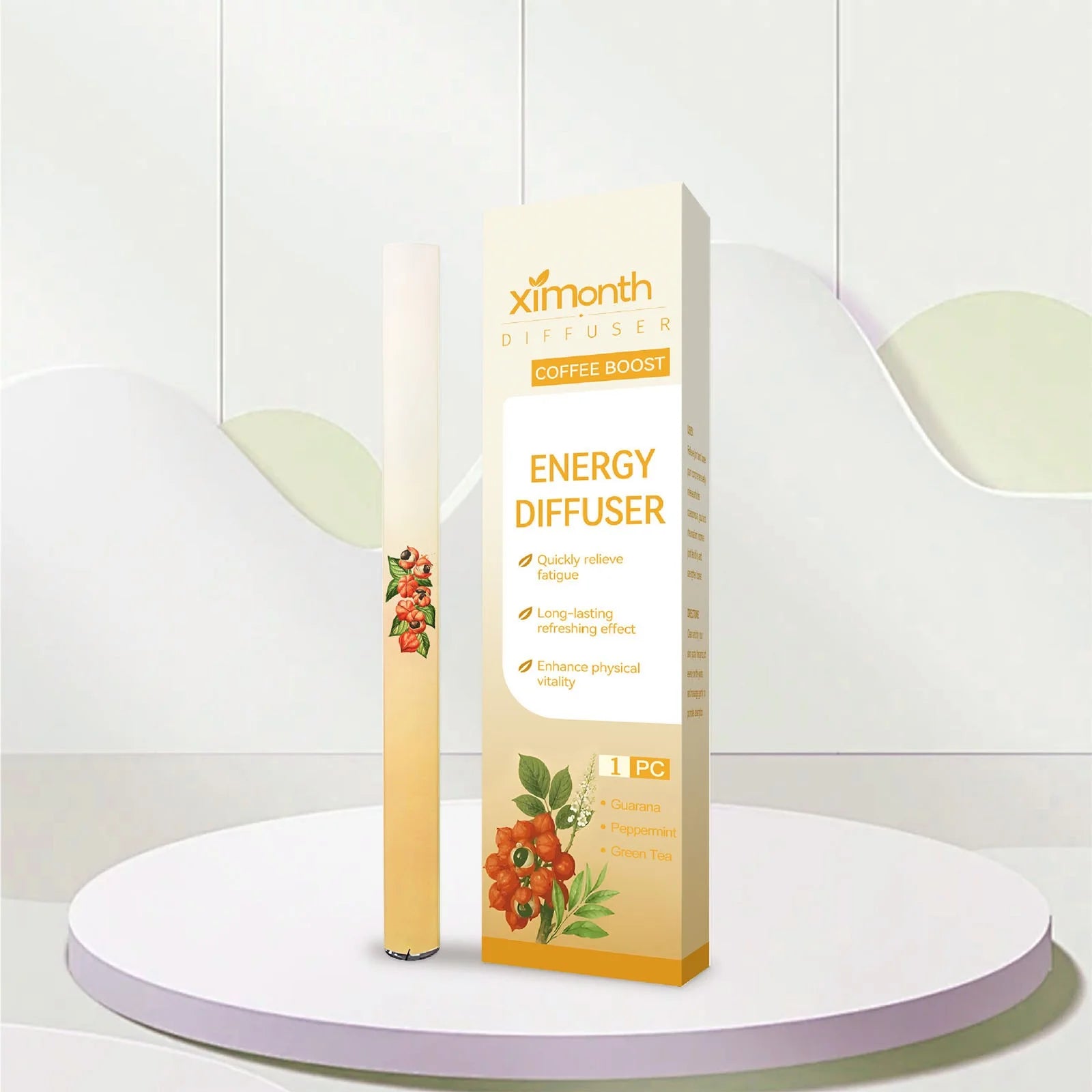 20Pc Herbal Diffuser Pen, Herbal Diffuser Upgraded with Extra Herbal Diffusers Flower Extract Plant Extracts for Lung Cleansing Improved Breathing and Oral Air Freshening