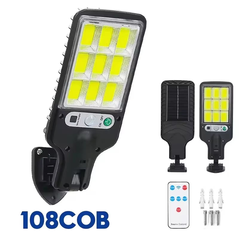 Illuminate your outdoor space with our Waterproof Solar LED Motion Sensor Lights – 3 Modes for every occasion! Perfect for your garden, street, or yard! 🌟🌿💡