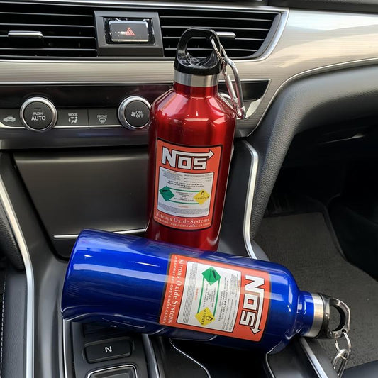 Car NOS Water Bottle, 1 Count 500ML Stainless Steel Water Bottle, Car Water Cup, Car Interior Accessories for Men & Women, Tumbler, Insulated, Flask, Car Products, Portable, Drinkware, Bottled