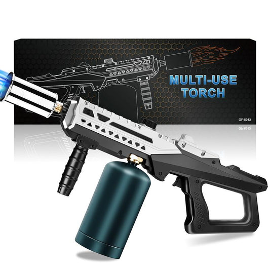 Adjustable High-Power Grill Torch – Multi-Functional Propane Torch Gun for Barbecue, Baking, Pastry Finishing, Campfire, Weeding & Snow Removal (Propane Tank Not Included) – Camouflage Design Kitchen Tool